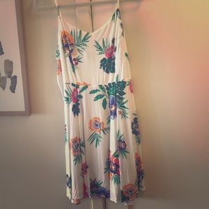 Tropical Print Dress Size L